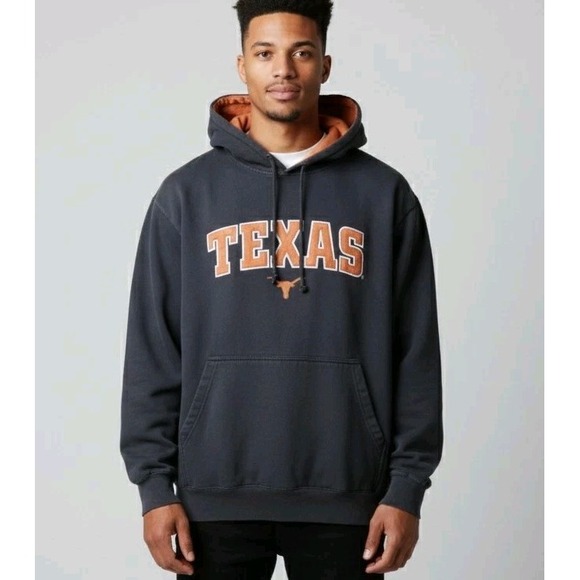 Foot Locker Other - 🤘Vintage Y2K Texas Longhorns XXL Hoodie Foot Locker Team Edition Black Orange